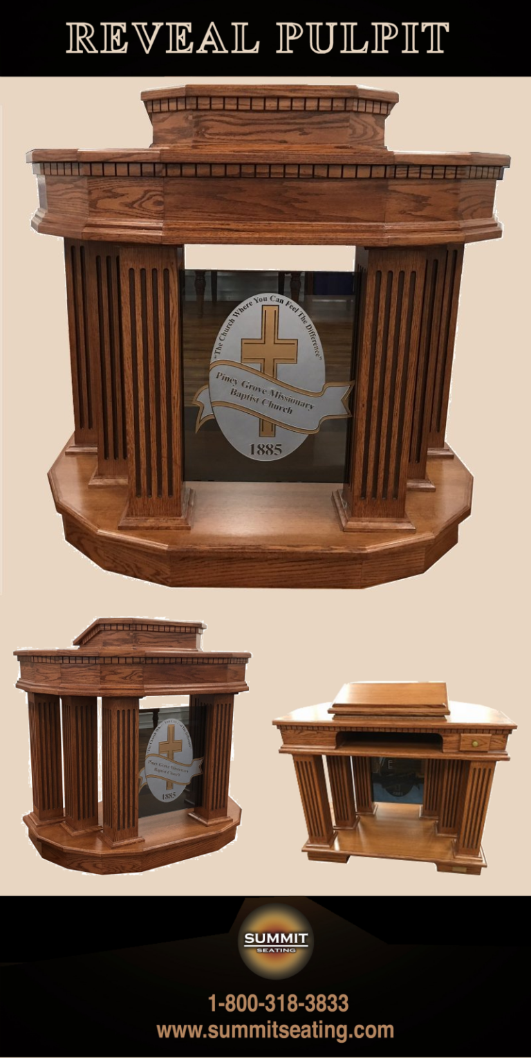 Ultima Corinthian Radius Pulpits For Churches Summit Seating For 