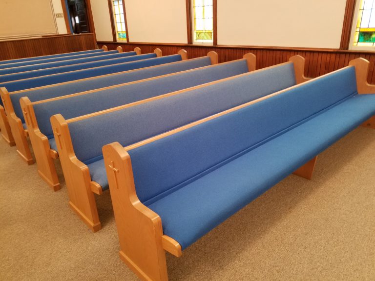 Used Pews for Sale by a church. Free Listings Summit Seating For