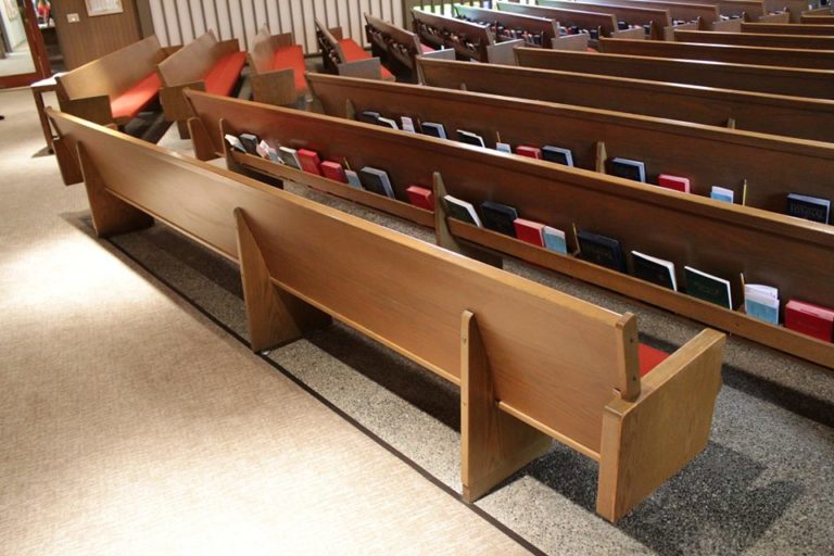 Used Pews for Sale by a church. Free Listings Summit Seating For