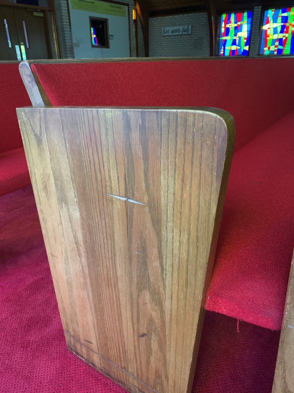 Used Pews for Sale by a church. Free Listings Summit Seating For