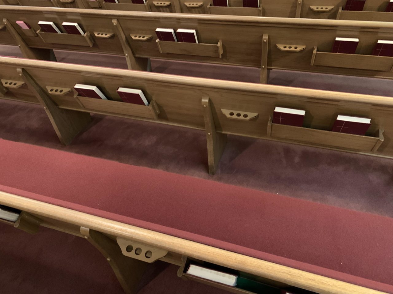 Used Pews for Sale by a church. Free Listings Summit Seating For
