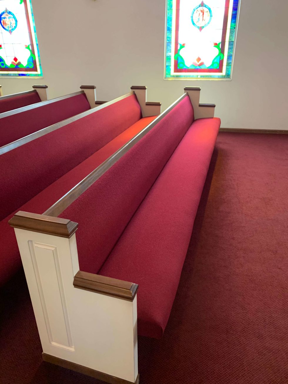 Used Pews for Sale by a church. Free Listings Summit Seating For