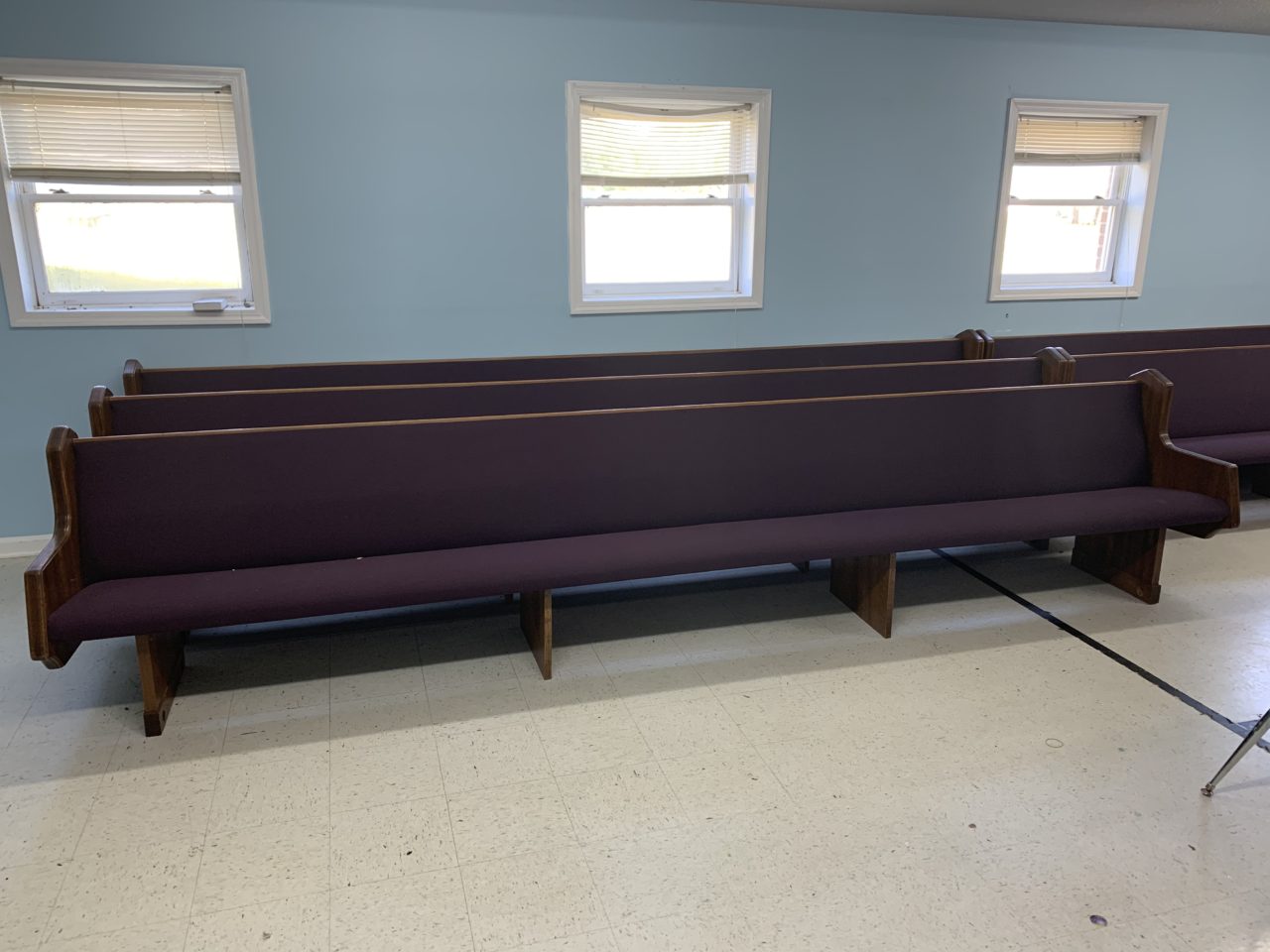 Used Pews for Sale by a church. Free Listings Summit Seating For